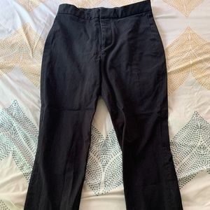 Everlane | Fixed Waist Stretch Cotton Slim Pant Black Size 4 NWT